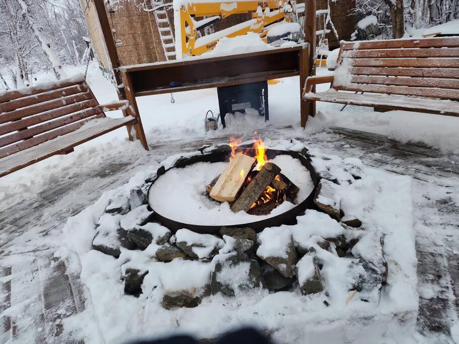 The Eagle'S Nest Treehouse Cabin Palmer Exterior foto